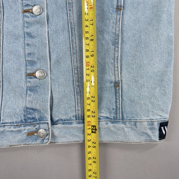 The Wild Collective Real Salt Lake MLS Women’s Denim Jacket Size Large NWT - Picture 13 of 16